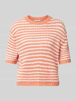 Opus Gebreide pullover met ribboorden model 'Palvadora'