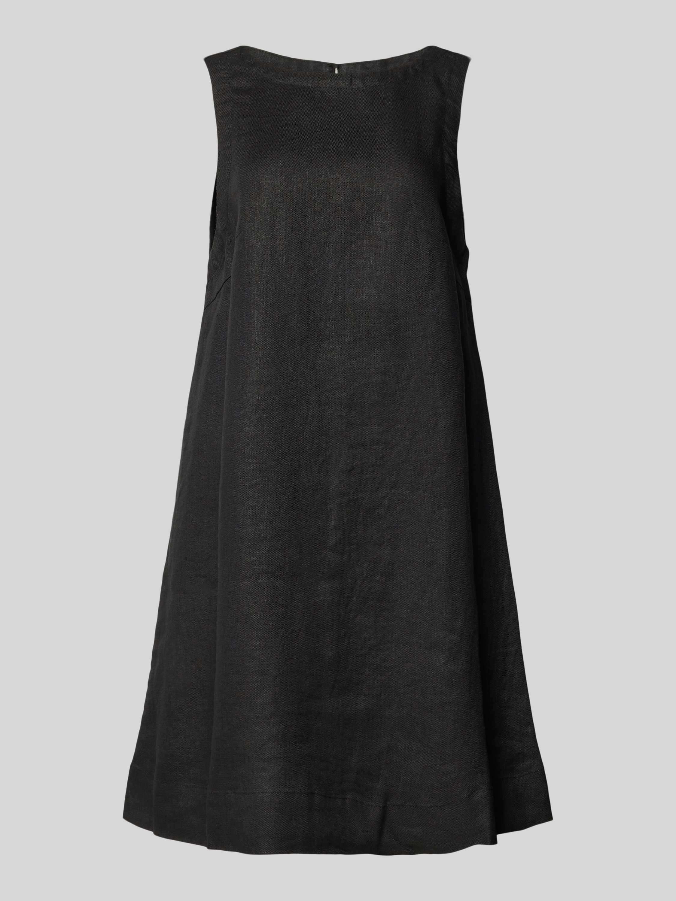 Linnen jurk met ronde hals, model 'Claritta'-MSCH Copenhagen 1