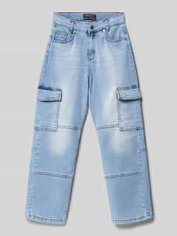 Blue Effect Regular fit jeans met cargozakken
