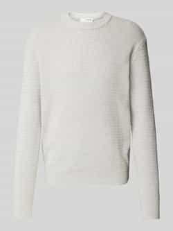 Selected Homme Gebreide pullover met ribboorden