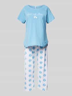LOUIS & LOUISA Pyjama van puur katioen model 'Lust auf Meer'