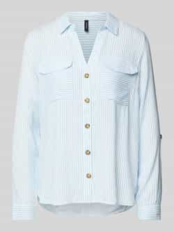 Vero Moda Regular fit overhemdblouse van pure viscose model 'BUMPY'