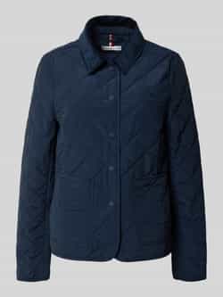 Tommy Hilfiger Slim fit gewatteerd jack van katoenmix
