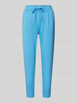 Ichi Stoffen broek met verkorte pasvorm model 'KATE'