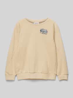 Name it Sweatshirt met motiefprint model 'MOBANNO'