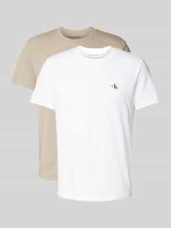 Calvin Klein T-shirt 2 PACK MONOLOGO T-SHIRT (Set van 2)