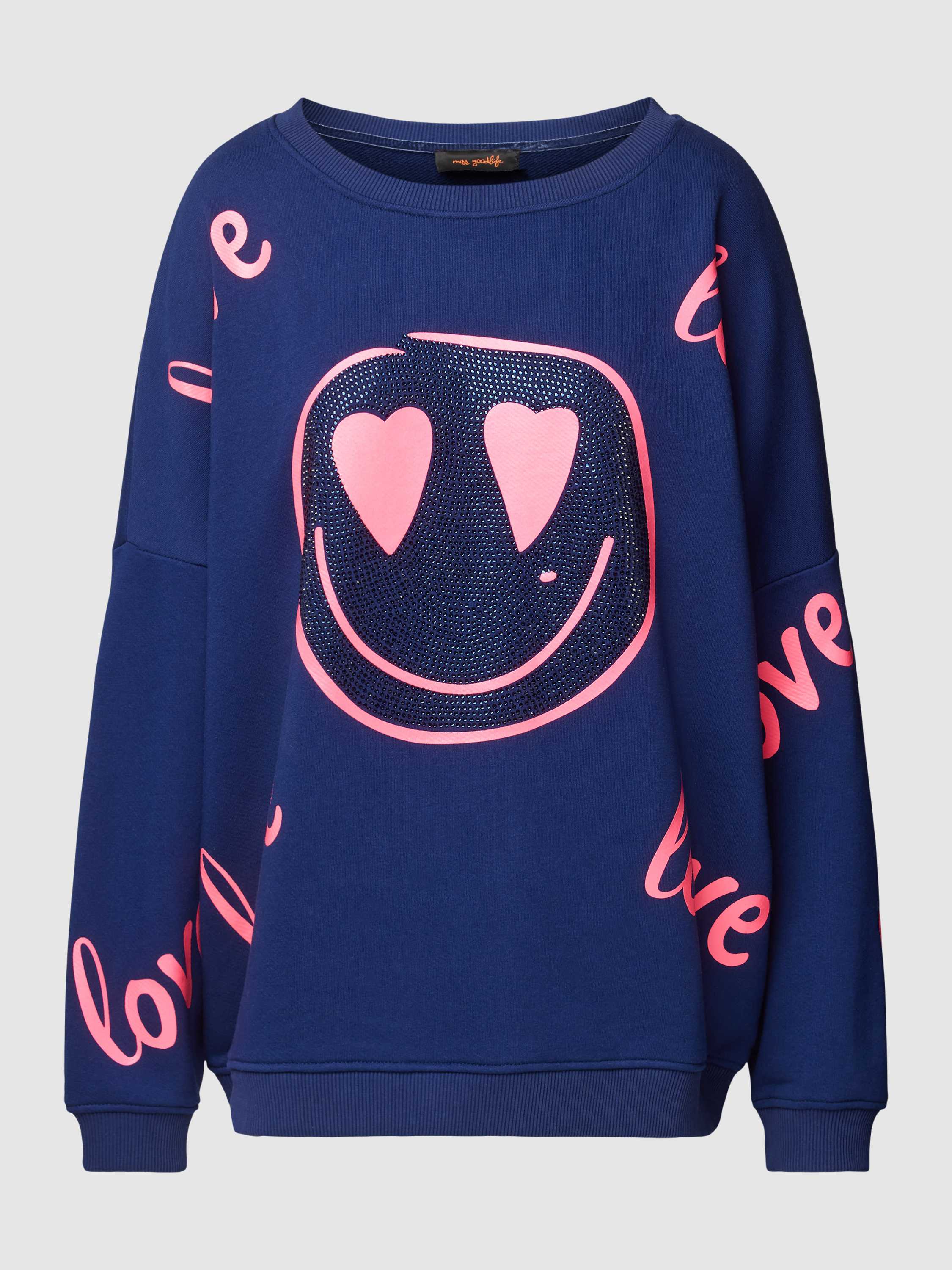 Miss goodlife Regular fit sweatshirt met effen design