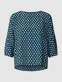 Weekend Max Mara Zijden blouse met all-over motief model 'ADONE'