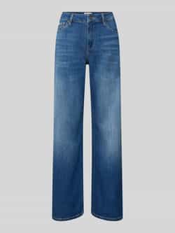 Guess Jeans Low waist extra wide fit jeans met labeldetail