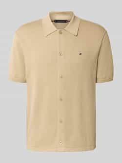 Tommy Hilfiger Regular fit overshirt van puur gebreid katoen