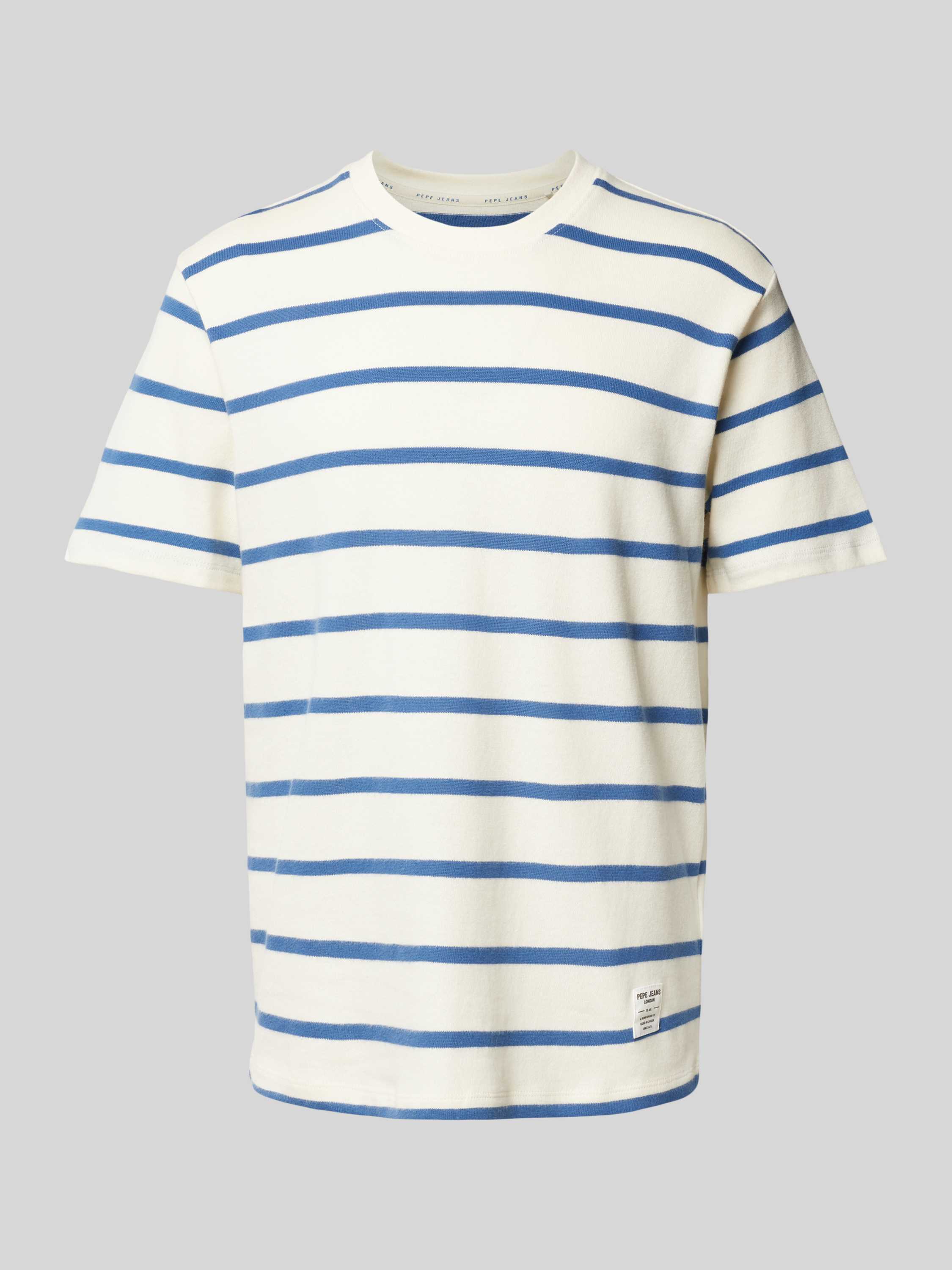 Pepe Jeans T-shirt met labelpatch model 'Alessandro'