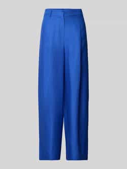 Selected Femme Stoffen broek van een mix van lyocell en linnen model 'LYRA'
