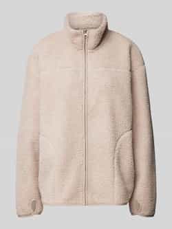 Pieces Regular fit teddyjack met opgestikte steekzakken opzij model 'SADIA'