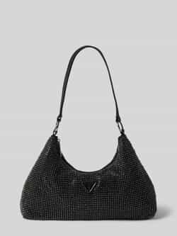 GUESS schoudertas polstasje Jewels Wristlet Shoulder Bag Black zwart