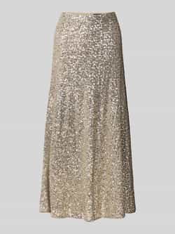 S.Oliver BLACK LABEL Uitlopende midirok van viscosemix