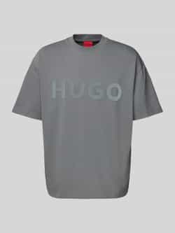 HUGO Oversized T-shirt met labelprint model 'Dinkee'