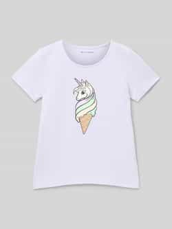 Tom Tailor Regular fit T-shirt van puur katoen