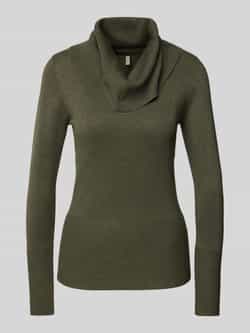 Soyaconcept Gebreide pullover met ribboorden model 'Dollie'