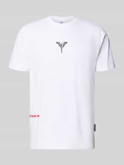 Carlo colucci T-shirt met labelprint