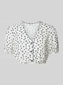 Tommy Jeans Korte overhemdblouse met knoopsluiting