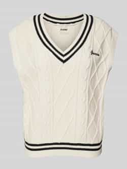 Guess Activewear Gebreide spencer met labelstitching