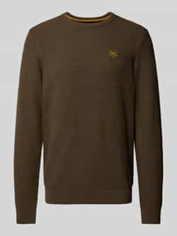 PME Legend Gebreide pullover met ribboorden