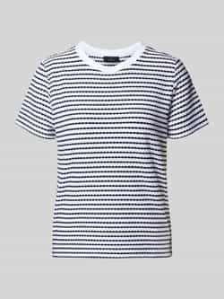 Monari T-shirt met structuurmotief