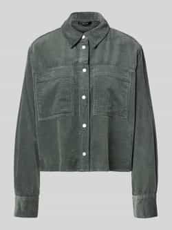 Opus Regular fit overhemdjack van corduroy model 'Falba'