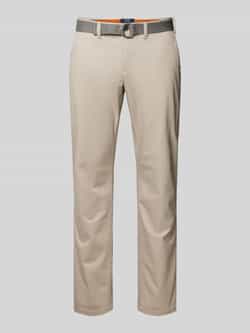 MCNEAL Slim fit broek met riem