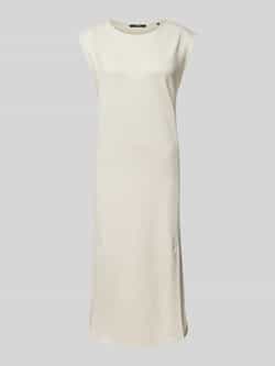 Someday Midi-jurk met ronde hals model 'Qujani'