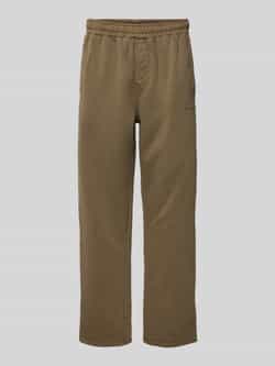 Pegador Regular fit sweatpants met labelstitching