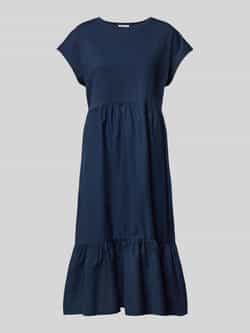 S.Oliver RED LABEL Midi-jurk met ronde hals