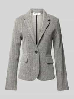 MARC O POLO Regular fit jersey blazer met visgraatmotief