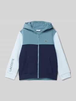 Lacoste Sweatjack met logopatch