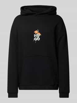 HUGO Oversized hoodie met capuchon model 'Diblossomy'