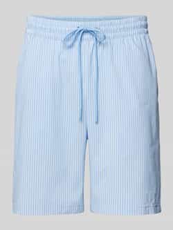Pegador Regular fit sweatshorts met labeldetail model 'RATON'