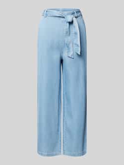S.Oliver RED LABEL Regular fit culotte met strikceintuur