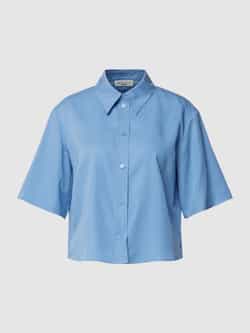 Marc O'Polo Gewas blouse relaxed Blue Dames