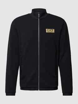 EA7 Emporio Armani Sweatjack met labelpatch model 'FELPA'