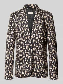 Milano italy Slim fit blazer met reverskraag