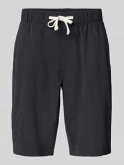 MCNEAL Korte regular fit broek met structuurmotief