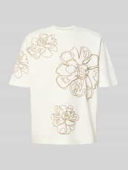JAKE*S STUDIO MEN Relaxed fit T-shirt met ronde hals