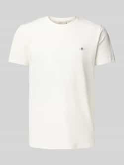 Gant Slim fit T-shirt met labelstitching