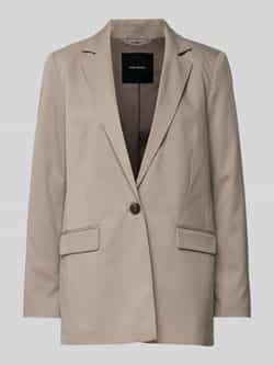 Vero Moda Relaxed fit lange blazer van viscosemix model 'NILA'