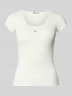 Tommy Jeans Slim fit shirt met ribstructuur
