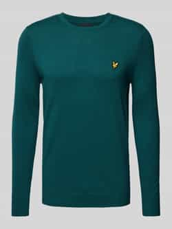 Lyle & Scott Gebreide pullover met logobadge