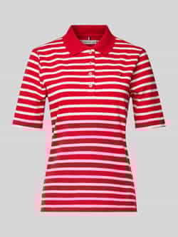 Tommy Hilfiger Poloshirt 1985 Regular Fit Pique Premium Polo met logo-borduursel met zijsplitten
