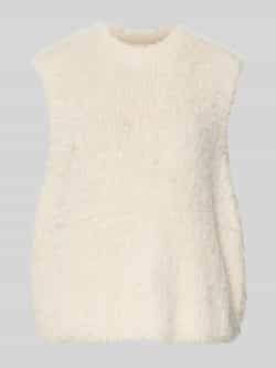 Christian Berg Woman Spencer van effectgaren met ronde hals