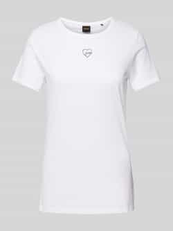 Boss Orange T-shirt met labelprint model 'Elogo'