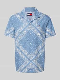 TOMMY JEANS Overhemd met korte mouwen TJM REG AOP SS SHIRT EXT